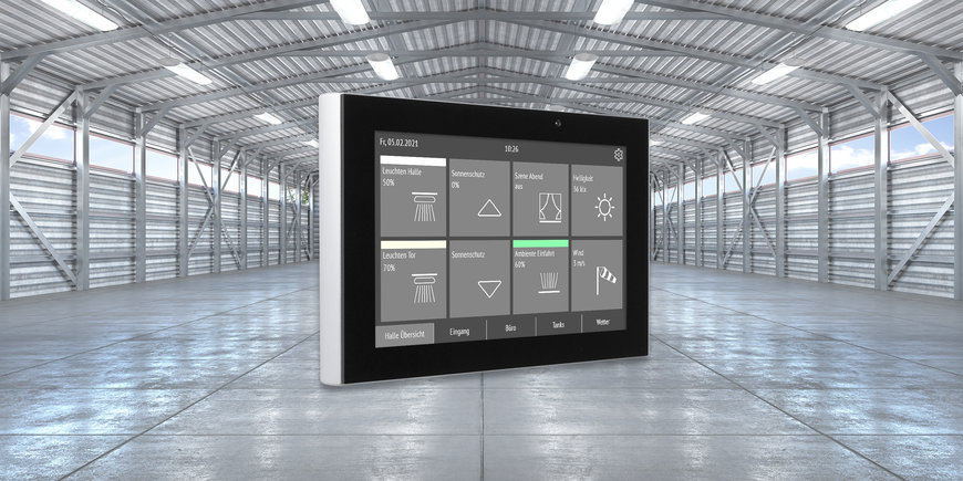 Touchpanel Fabro KNX mit IP66